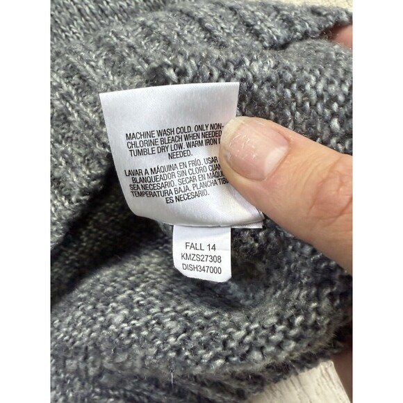 David Taylor Shawl Neck Sweater Long Sleeve Golf Pullover | Gray | Men's‎ Large - Picture 8 of 14